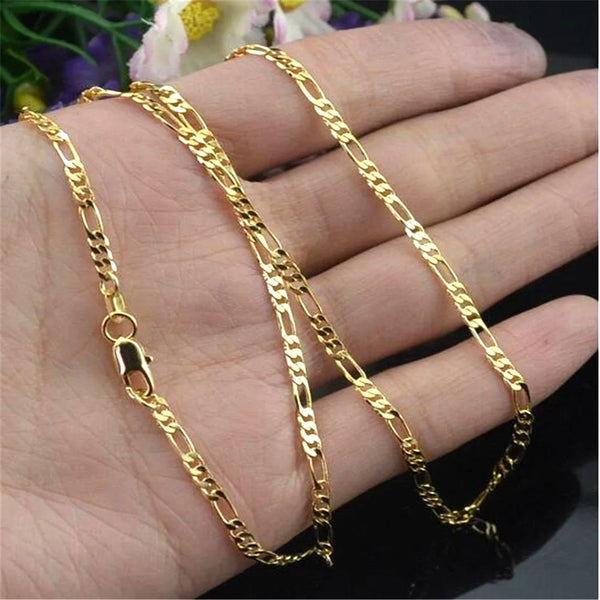 Chain Necklace Set (5PCS) – Gold/Silver 2.5MM